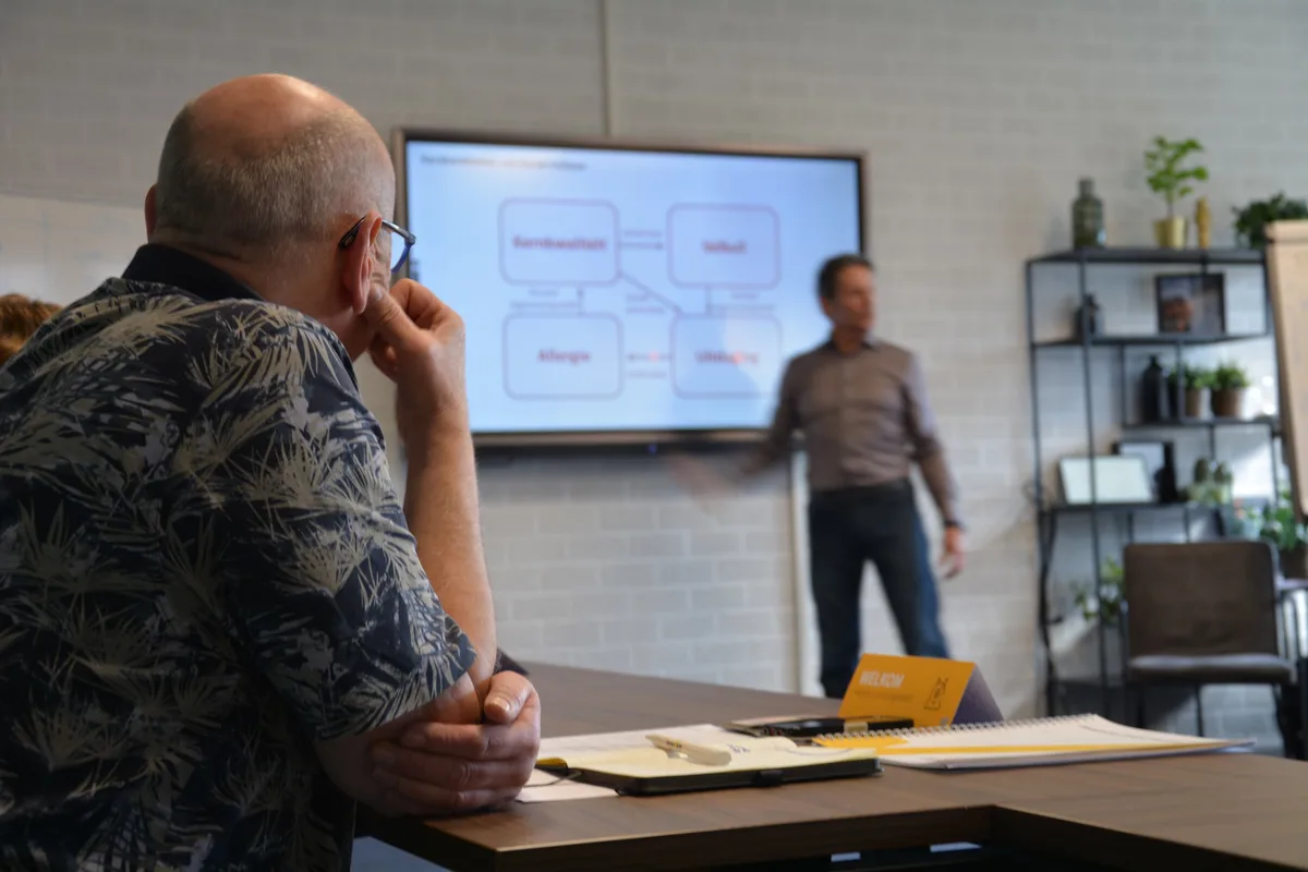 Leidinggevenden tijdens de training gespreksvaardigheden